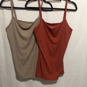 TWO No Boundaries Ribbed Cami Tanks Size XL (15/17)